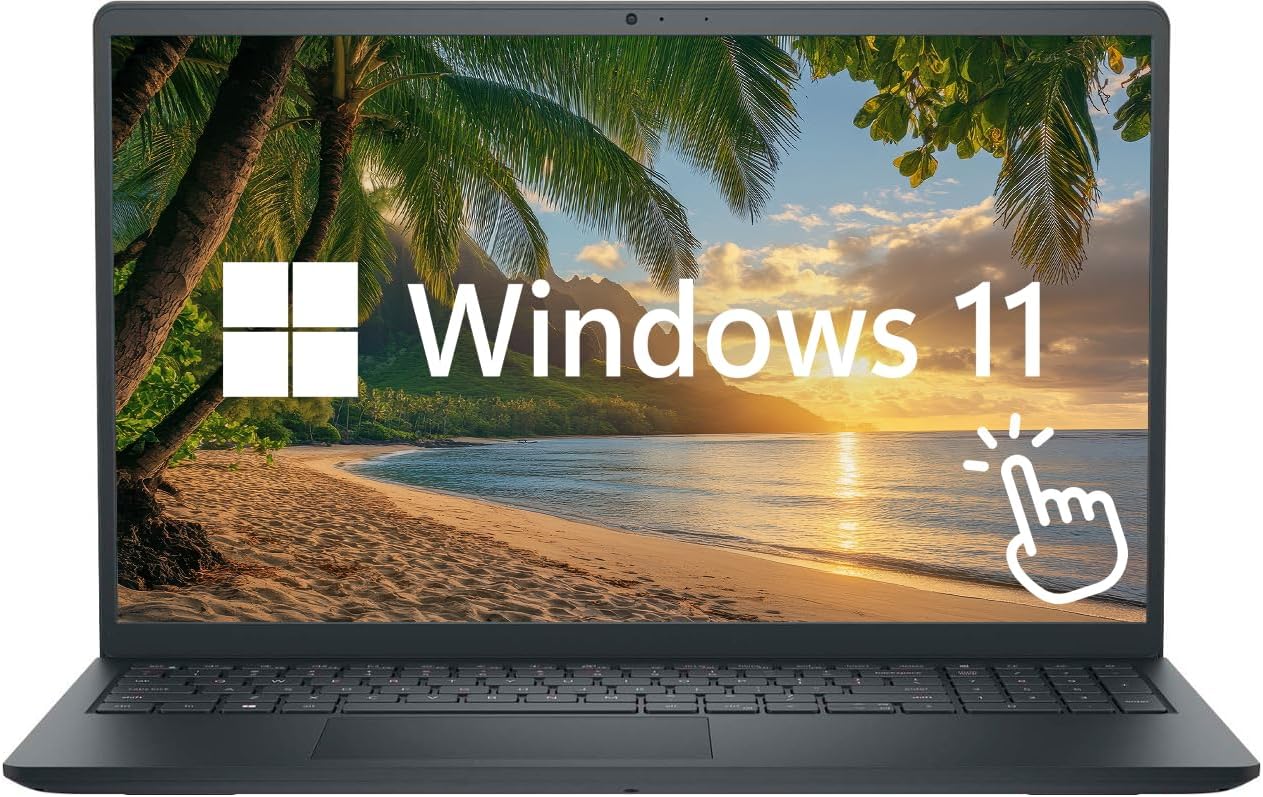 Dell Touchscreen 15' Business Laptop Computer, Windows 11 Home, 32GB RAM 1TB SSD, Intel Core i5-1334U 10-Core, 15.6 Inch FHD LED Display, Numeric Keypad, Black