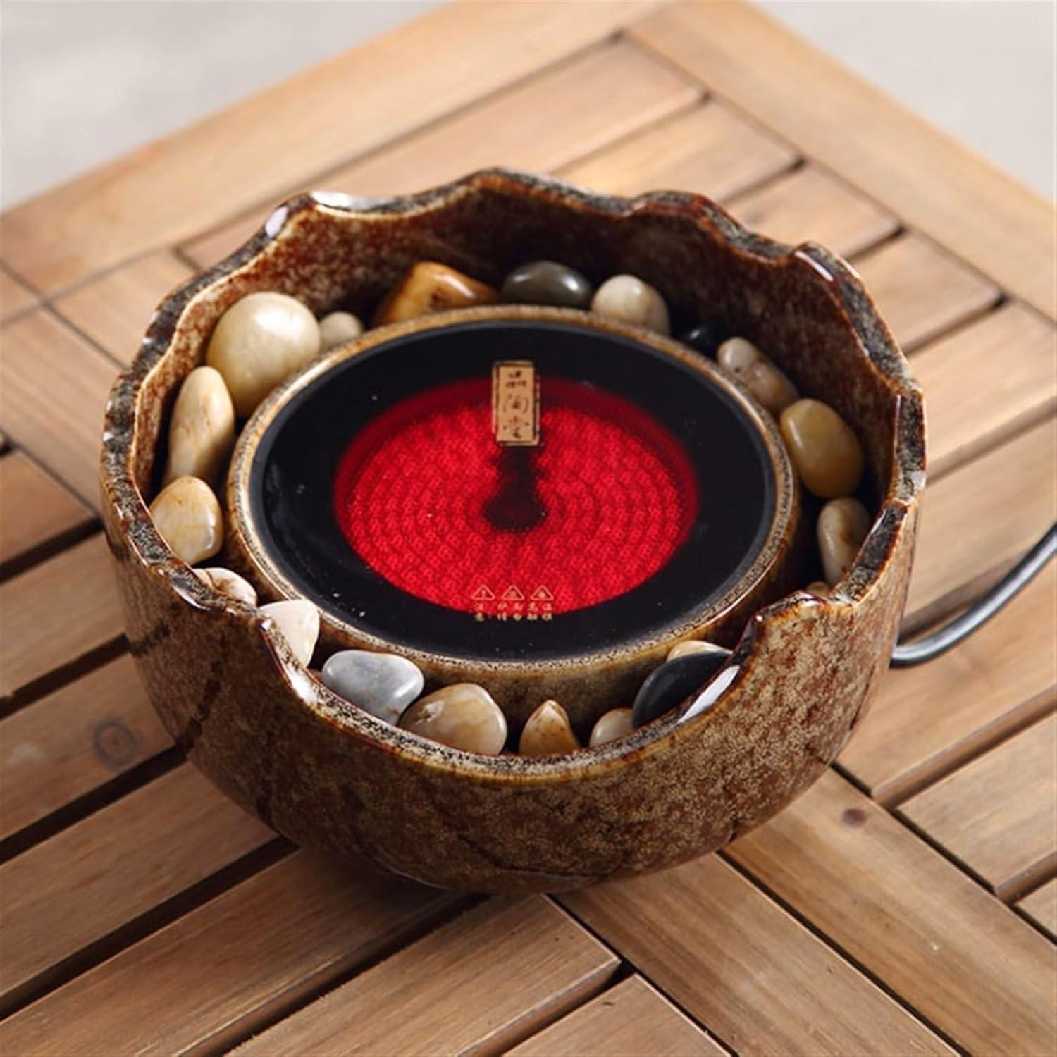Charcoal grill,indoor bbq grill,Electric Ceramic Stove for Cooking Tea Coffee, Indoor Desktop Tea Stove Barbecue Stove with Grill Mesh for Roasting Meat Fruits Nuts Snacks Vegetables Camping Grill St