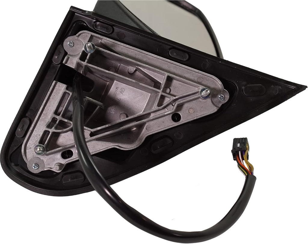 Kool Vue Driver & Passenger Side Power Heated Mirrors for Chevrolet Silverado 1500 GMC Sierra 1500 2014-2018 Power Fold With Signal Light, Memory & Puddle Lamp; Without Blind Spot Monitor Textured