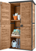 Outdoor Storage Shed Garden Cabinet with Strong Iron Frame Large Garden Shed with Floor,Waterproof