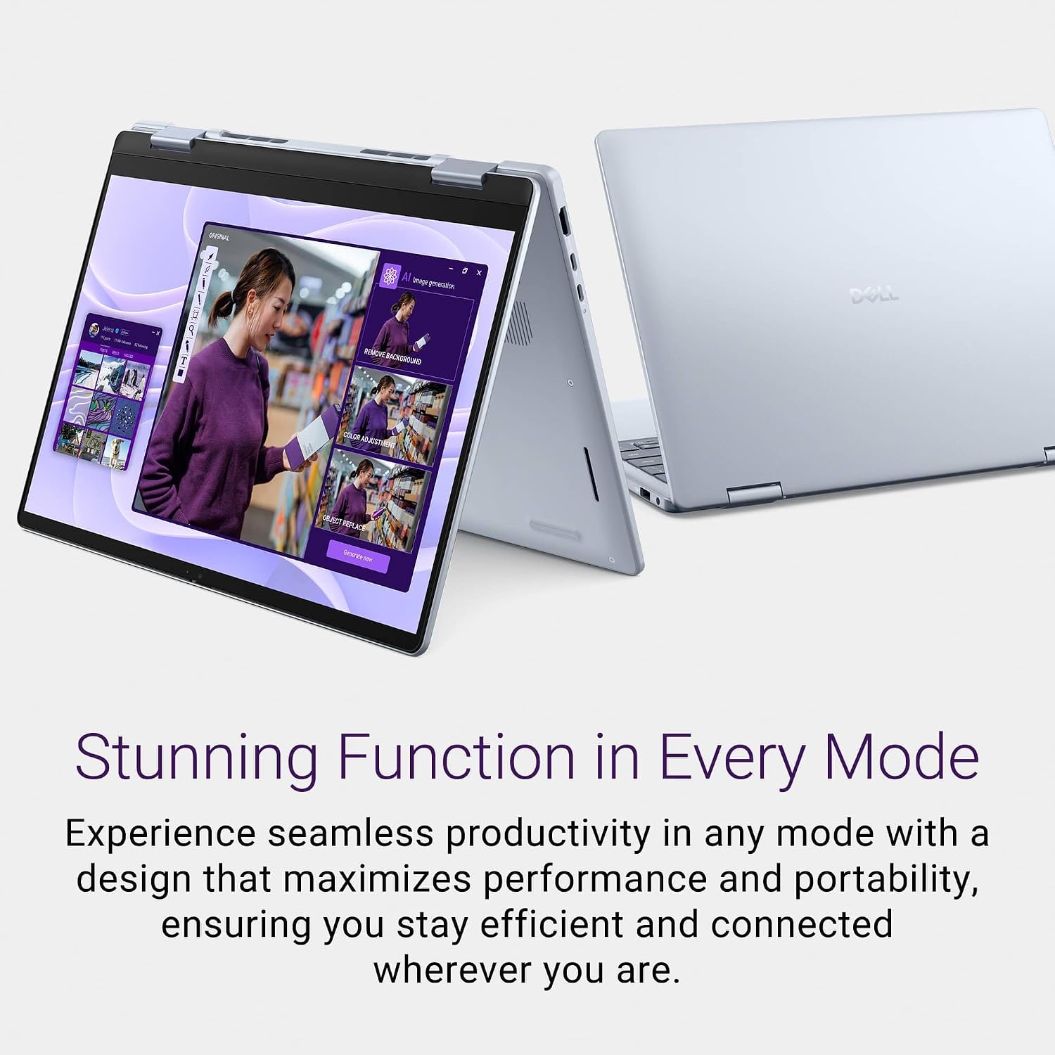 Dell 14 Plus (Next Gen Inspiron 14 Plus) 2-in-1 AI Laptop (14' FHD+ Touchscreen, Intel Core Ultra 7 256V (> i7-1355U), 16GB DDR5, 1TB SSD) Copilot+ PC, 24-Hr Battery, Wi-Fi 7, Fingerprint, Win 11 Home