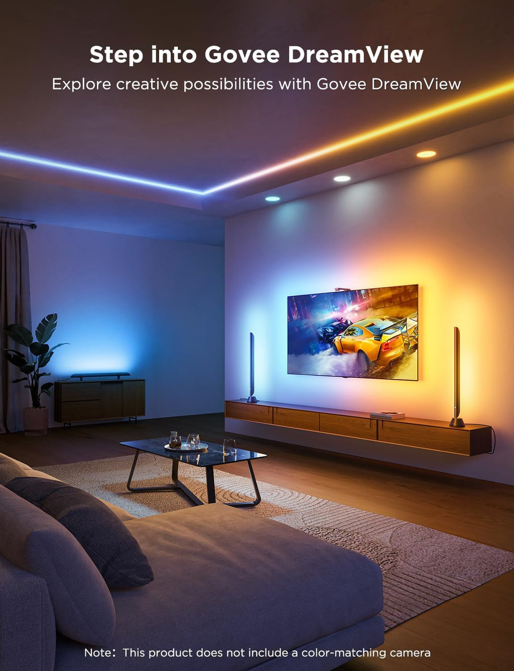 Govee Smart LED Light Bars, 31 Inch RGBIC WiFi Light Bars with Scene and Music Modes, Multiple Placement Options Suitable for 70-85 inch TVs, Works with Alexa,Google Assistant, App Control, 2 Pack