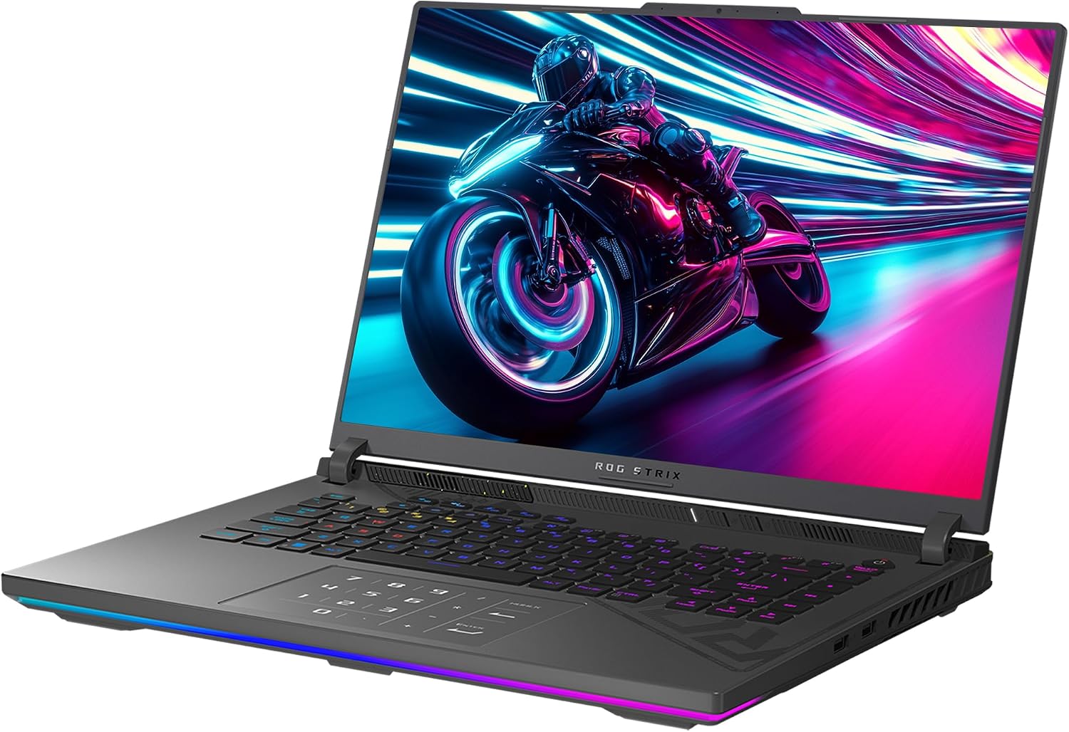ASUS ROG Strix G16 Gaming Laptop, AMD Ryzen 9-9955HX, 32 GB DDR5 RAM, 1 TB PCIe SSD, 16' 2.5K (2560x1600) Display, Nvidia G-Force RTX 5070Ti, Backlit Chiclet Keyboard RGB, W11 Pro, Eclipse Gray