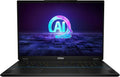 msi Stealth 18 AI Studio 18' 240Hz QHD+ Gaming Laptop: Intel Ultra 9-185H, NVIDIA Geforce RTX 4080, 32GB DDR5, 1TB NVMe SSD, Cooler Boost 5, Win 11: Black A1VHG-019US
