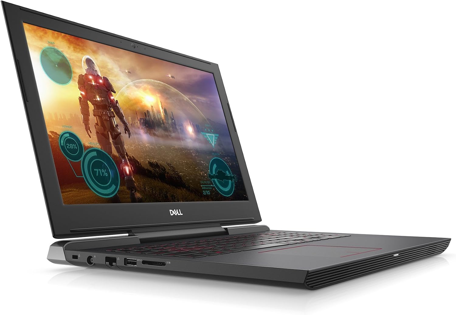 Dell G5587-7866BLK-PUS G5 15 5587 Desktop 15.6' LED Display, 8th Gen Intel i7 Processor, 16GB Memory, 128GB SSD+1TB HDD, NVIDIA GeForce GTX 1050Ti, Licorice Black
