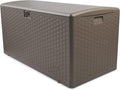 Plastic Development Group Outdoor Storage Deck Box, Standard Close, 99 Gallon, Driftwood