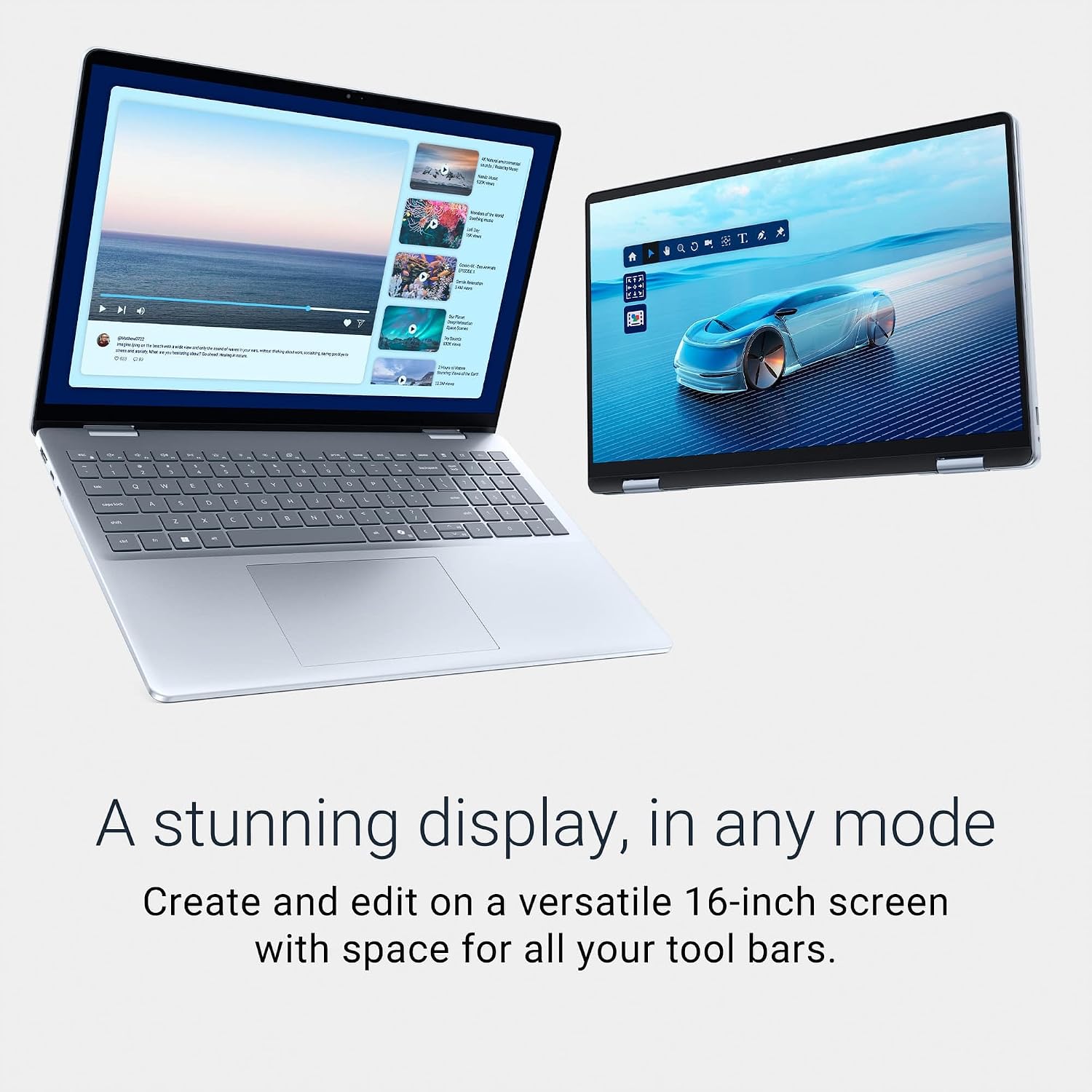 Dell 16 Plus (Next Gen Inspiron 16 Plus) 2-in-1 AI Laptop (16' FHD+ Touchscreen, Intel Core Ultra 7 256V (> i7-1355U), 16GB DDR5, 1TB SSD) Copilot+ PC, 21-Hr Battery, Wi-Fi 7, Fingerprint, Win 11 Home