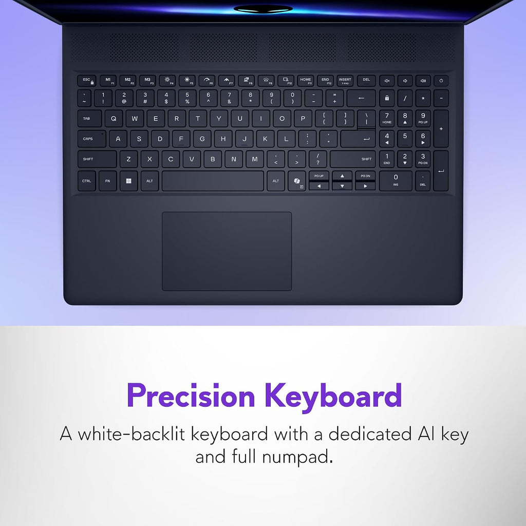 Alienware 16 Aurora Laptop AC16250-16-inch 16:10 WQXGA Display, Intel Core 7-240H Series 2, 16GB DDR5 RAM, 1TB SSD, NVIDIA GeForce RTX 5060 8GB GDDR7, Windows 11 Home, Onsite Service - Blue