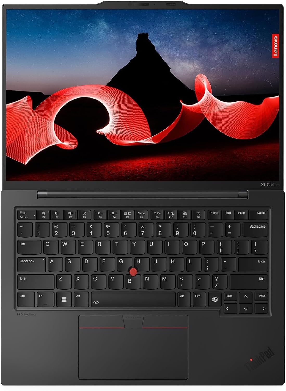 Lenovo ThinkPad X1 Carbon Gen 12 Laptop (14' FHD+ Touchscreen, Intel Core Ultra 7 165U vPro, 32GB DDR5, 1TB SSD), Fingerprint Reader, Backlit, IR Webcam, 2X Thunderbolt 4, IST HUB, Win 11 Pro, AI PC