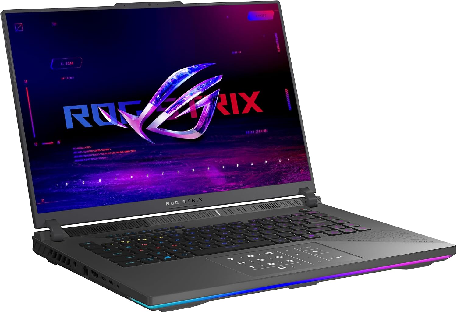 ASUS ROG Strix G16 (2025) Gaming Laptop, 16' ROG Nebula 16:10 2.5K 240Hz/3ms, NVIDIA® GeForce RTX™ 5070 Ti, AMD Ryzen™ 9 9955HX Processor, 32GB DDR5-5600, 1TB PCIe Gen 4 SSD, Wi-Fi 6E, Win 11 Home