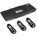 TESmart USB-C KVM Switch 3 in 1 Out, for 3 Computers and 1 Monitors, Type-C KVM, 4k@60 Hz, Supply Power to The Laptop Connected to Port 1
