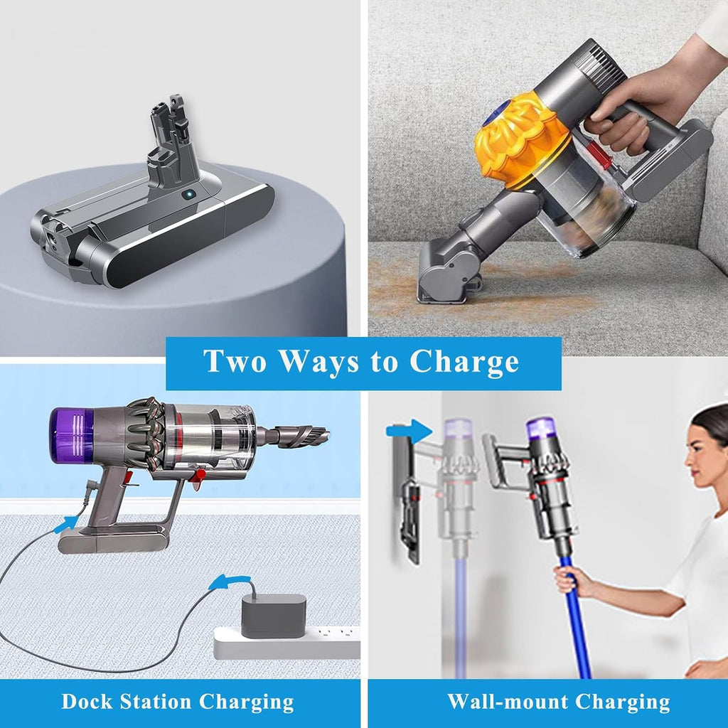 Upgraded V11 SV14 Battery Replacement for Dyson V 11 Screw-in【Not for Click-in Type】 25.2V 5.0Ah Compatible with Dyson V11 Animal Cordless Vacuum Screw in Type