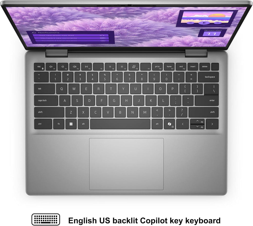 Dell Inspiron 14 5441 Laptop 14' WUXGA IPS Qualcomm 8-core Snapdragon X Up to 45 NPU Tops (>i7-1355U) 16GB DDR5 512GB SSD WiFi7 for Creator Business Professional Win11Pro