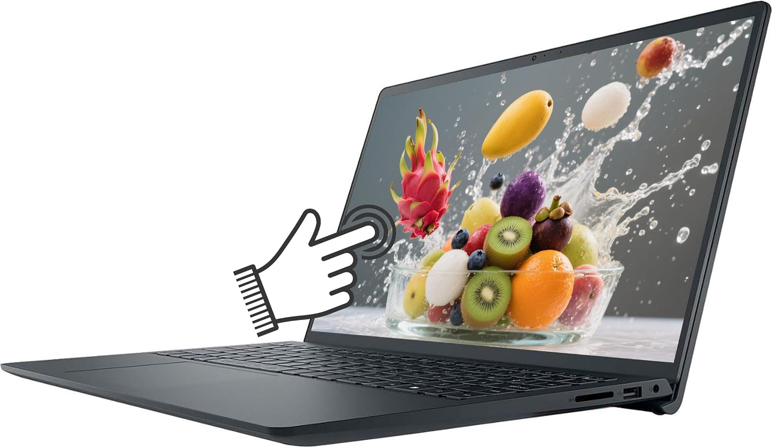 Dell Inspiron 15 3535 Touchscreen Laptop 15.6' FHD (1920x1080) IPS, 8 Cores AMD Ryzen 7 7730U Up to 4.5 Ghz, 16GB RAM 1TB SSD, AMD Radeon Graphics, SD Card Reader, Windows 11 (Renewed)