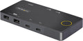 StarTech.com 2-Port USB-C KVM Switch, Single-4K 60Hz HDMI Monitor, 100W Power Delivery Pass-Through for Each Laptop/Tablet, Bus Powered, USB Type-C/USB4/Thunderbolt 3/4 Compatible, TAA