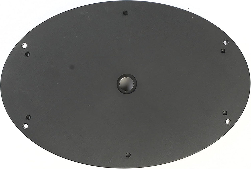 Vu Ryte Stackable 1 Inch Computer Monitor Riser Stand, Oval, Black, VUR 8800 48-Pack