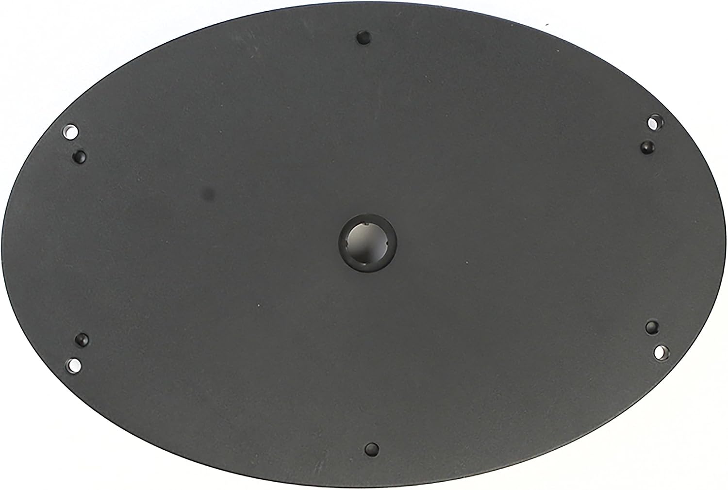 Vu Ryte Stackable 1 Inch Computer Monitor Riser Stand, Oval, Black, VUR 8800 48-Pack