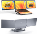 Intehill 4K Laptop Screen Extender, 13.4' Dual Screen Monitor for Laptop, 3840x2400 Anti-Glare Portable IGZO Display, 100% sRGB 500 Nits Brightness Foldable Plug-Play Portable Travel Monitor, LR13U