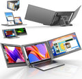 Dual Screen Laptop Monitor Extender, 15.6' Fully Compatible Laptop Triple Screen Extender, FHD 1080P IPS Portable Monitor for Laptops 12~17 inch, Plug & Play with USB-C for Win/Mac/PS5/Switch/PS4