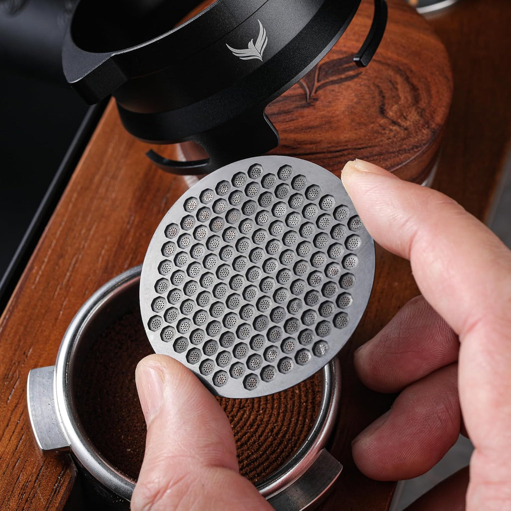 Breville Espresso Machine Accessories Kit 54mm Coffee Tamper Set Includes Distributor, Tamper, WDT Tool, Dosing Funnel, Knock Box, and Puck Screen
