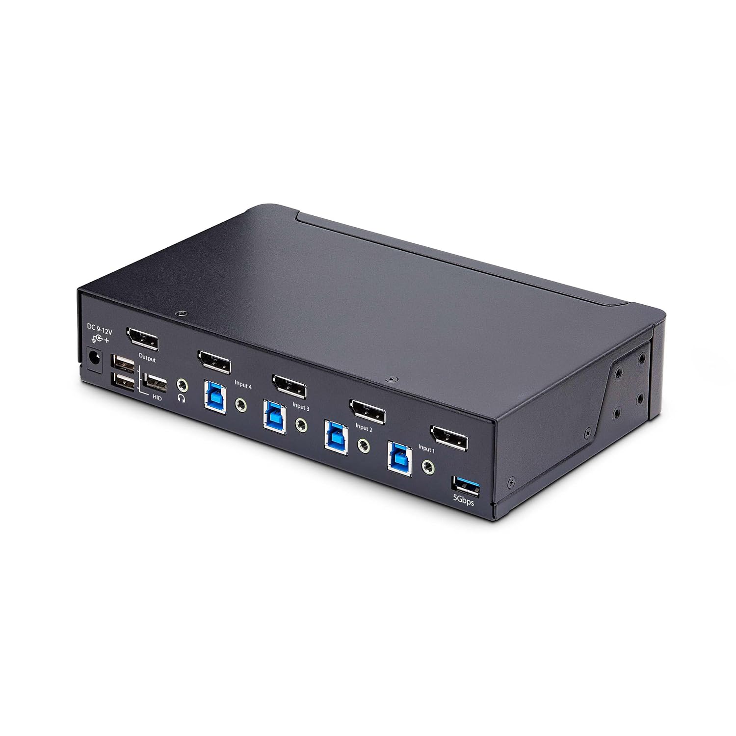 StarTech.com 4-Port DisplayPort KVM Switch, 8K 60Hz / 4K 144Hz, Single Display, DP 1.4, 2X USB 3.0 Ports, 4X USB 2.0 HID Ports, Push-Button & Hotkey Switching, TAA Compliant (D86A2-4-PORT-8K-KVM)