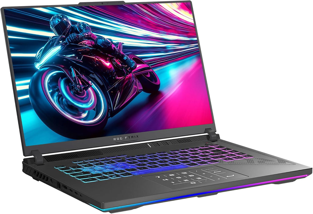 ASUS ROG Strix G16 Gaming Laptop, AMD Ryzen 9-9955HX, 32 GB DDR5 RAM, 1 TB PCIe SSD, 16' 2.5K (2560x1600) Display, Nvidia G-Force RTX 5070Ti, Backlit Chiclet Keyboard RGB, W11 Pro, Eclipse Gray