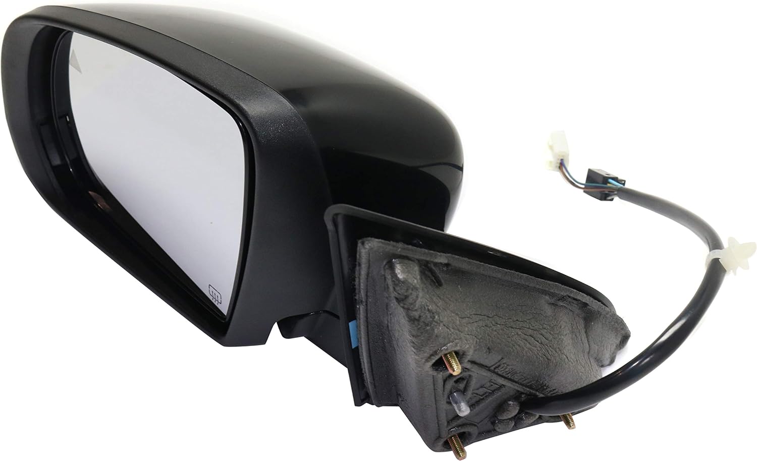 Garage-Pro Driver Side Power Heated Mirror for Jeep Cherokee 2014-2018 Power Fold With Signal Light, Blind Spot Monitor & Puddle Lamp; Without Memory & Auto-Dimming Paintable