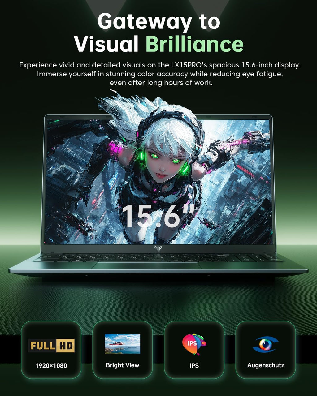 MALLRACE 2026 Laptop with AMD Ryzen 7430U Processor(Up to 4.3GHZ),ΑMD Radeon Graphics,16GB DDR4 RAM 512GB SSD,WiFi 6,15.6 inch IPS Display,Type-C,Micro SD,Webcam,Windows 11 Slim Laptop Computers