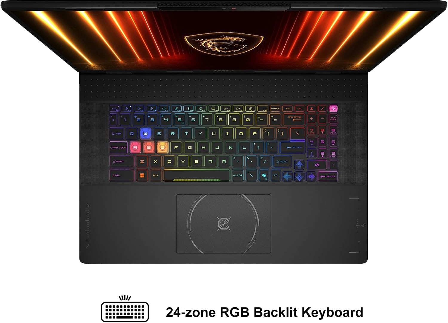 msi Crosshair 18 HX AI Gaming Laptop 18' QHD+ IPS 240Hz Intel 24-core Ultra 9 275HX (>i9-14900HX) 32GB DDR5 4TB SSD GeForce RTX 5070 (Up to 798 AI Tops) RGB Backlit Thunderbolt Win11 ICP Hub