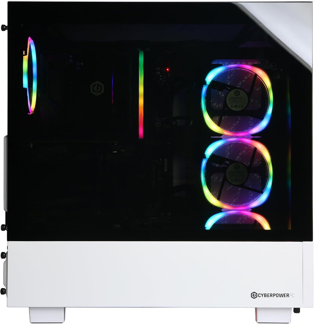 CyberPowerPC Gamer Master Gaming PC AMD Ryzen 5 8400F 4.2GHz, GeForce RTX 5060 8GB, 16GB DDR5, 2TB PCIe 4.0 SSD, WiFi Ready & Windows 11 Home (GMAI6200A2)