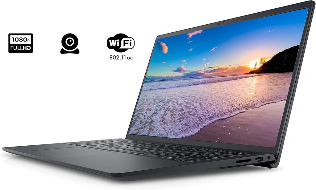 Dell Inspiron 15 3511 Laptop, 15.6' FHD Touchscreen, Intel Core i5-1035G1, 32GB RAM, 1TB PCIe NVMe M.2 SSD, SD Card Reader, Webcam, HDMI, WiFi, Windows 11 Home, Black