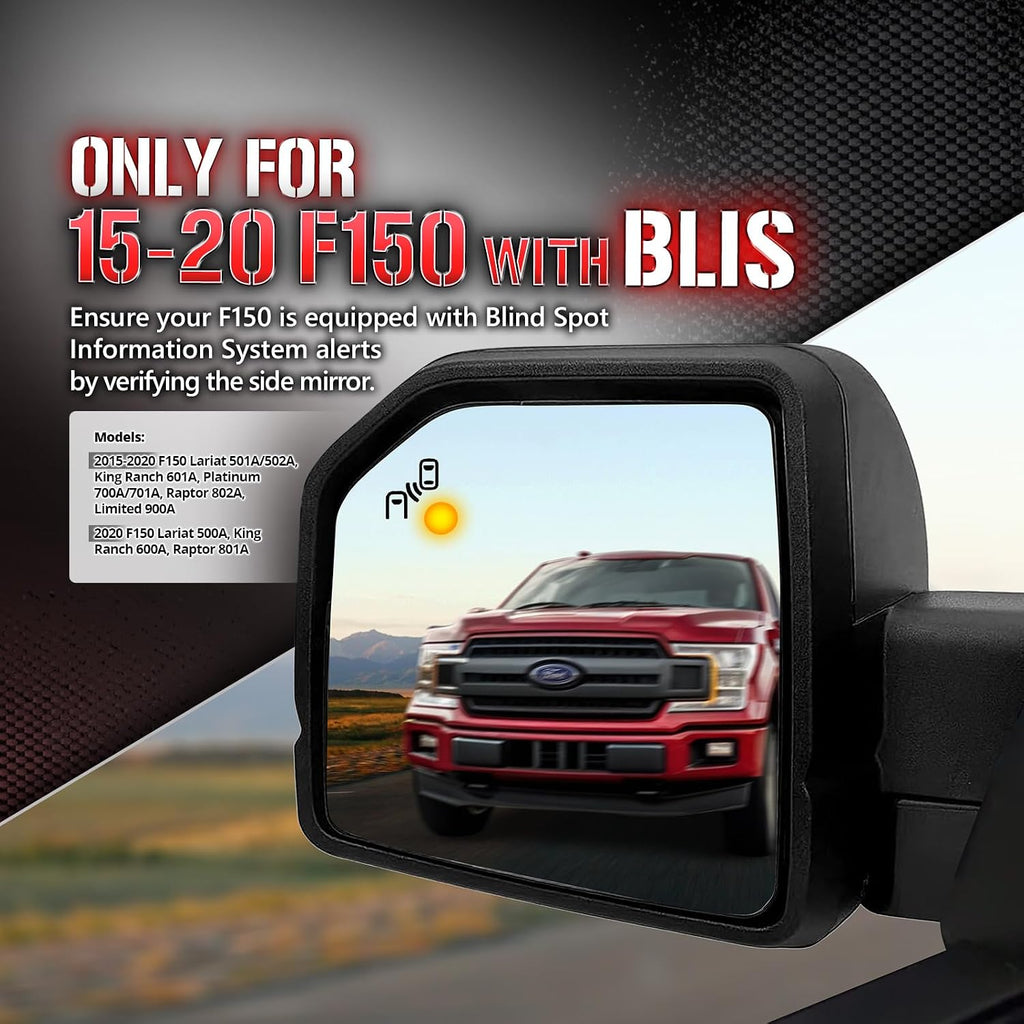 OPT7 Dynamic Taillight for F150 2015-2020 w/Blind Spot Monitor – Redline 60' Aluminum Rigid 1-Piece Triple Row LED Truck Tailgate Light Bar w/Sequential Red Turn + Plug'n'Play Harness