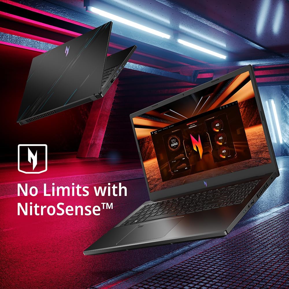 Acer Nitro V Gaming Laptop | Intel Core i5-13420H Processor | NVIDIA GeForce RTX 2050 Laptop GPU | 15.6' FHD IPS 144Hz Display | 8GB DDR5 | 512GB Gen 4 SSD | WiFi 6 | Backlit KB | ANV15-51-57C8