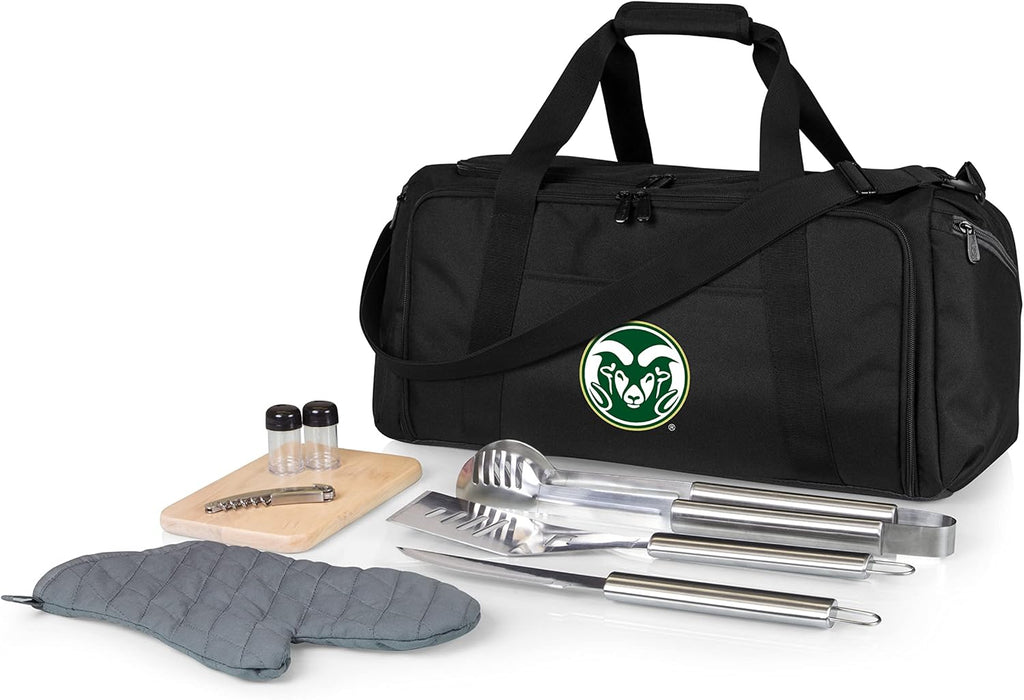 PICNIC TIME NCAA BBQ Kit Cooler Tote with Barbecue & Accessories