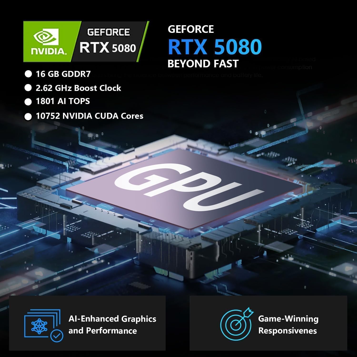 MSI Vector 16 HX AI Gaming Laptop, Intel Ultra 9 275HX(Up to 5.4GHz), NVIDIA RTX 5080 16GB GDDR7, 16' QHD+ 240Hz, Wi-Fi 7, 64 GB DDR5, 4 TB SSD, RGB Backlit Keyboard, Windows 11 Pro, w/Accessories