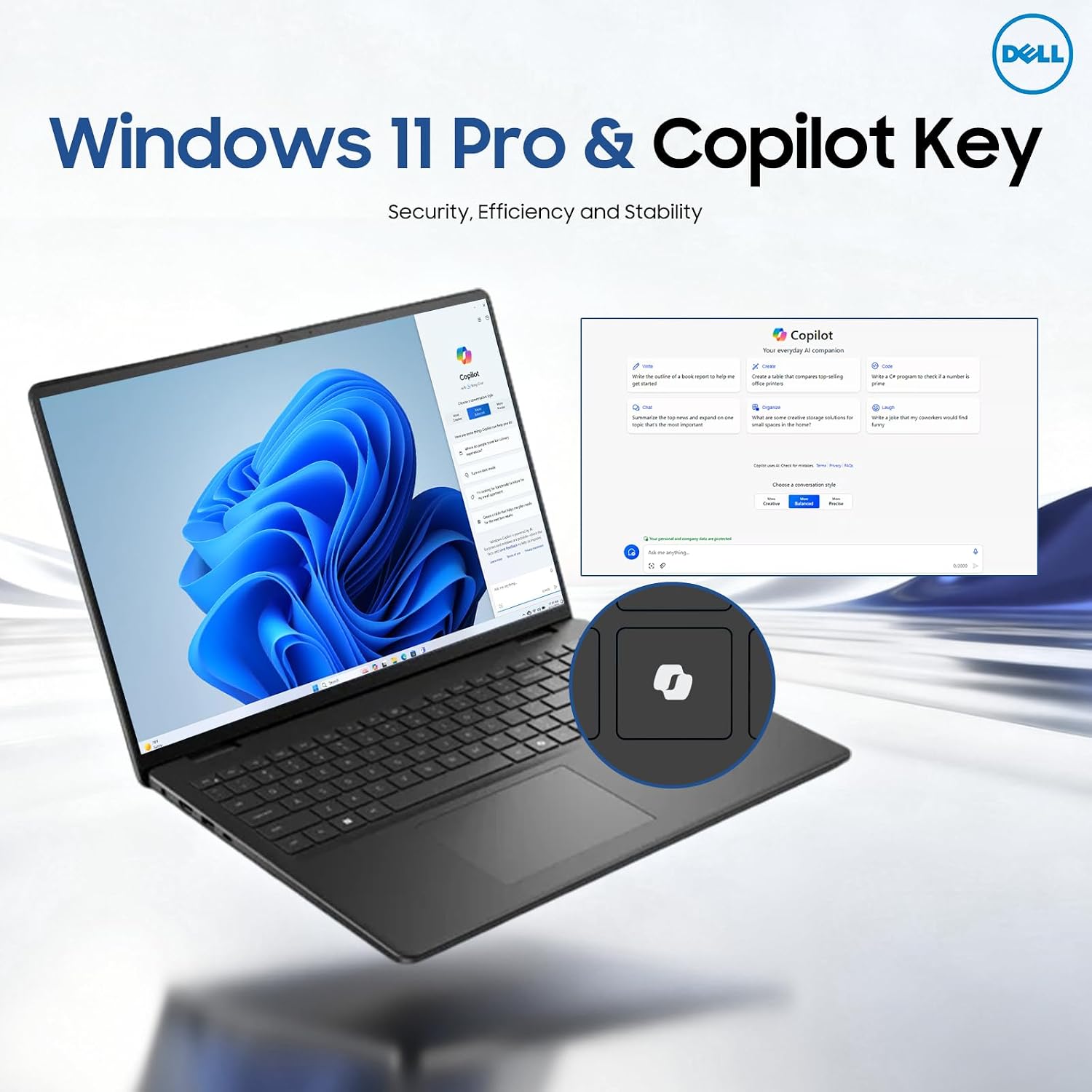 Dell Inspiron 16 Touchscreen Laptop, Intel 10-Core 7 150U (Up to 5.4 GHz), 64GB DDR5, 1TB SSD, 16'' FHD+ 300 Nits Display, Backlit Keyboard, Copilot AI, Windows 11 Pro, Wi-Fi 6, for Business Student
