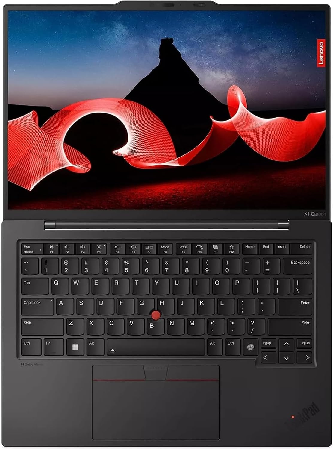 Lenovo Gen 12 ThinkPad X1 Carbon Laptop with Intel Ultra 7 155H Processor, 14' WUXGA 100% sRGB Touchscreen, 32GB DDR5 RAM, 1TB Gen4 Performance SSD, FHD+ IR+ RGB Camera, and Windows 11 Pro