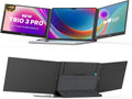 Trio 3 Pro 14.1' Mobile Pixels Portable Monitors (2026 Version), 1400p QHD Triple Monitor with Built-in Kickstand, Type-C/USB A Laptop Screen Extender(Optional Magnets), Windows/Android/macOS/Switch