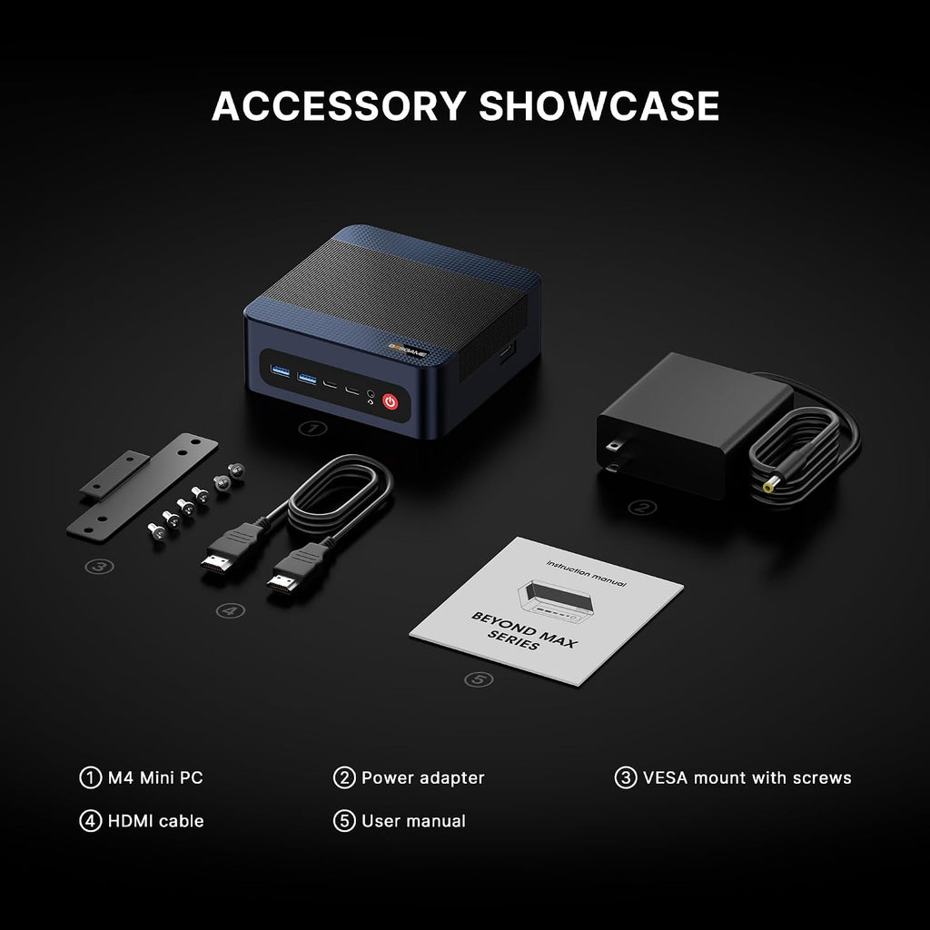 BOSGAME M4 Plus Oculink Mini Light Gaming PC, Ryzen 9 7940HS 11 Pro Mini Computers, 32GB DDR5, PCIe 4.0 x4 1TB SSD, Wi-Fi 6E AX210, Dual 2.5GbE LAN, USB 4 8K60Hz