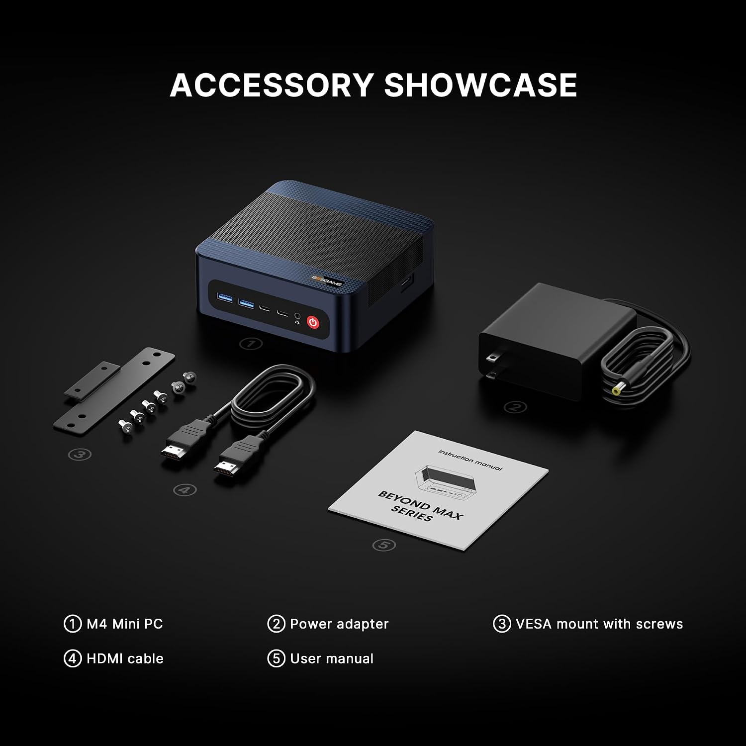 BOSGAME M4 Plus Oculink Mini Light Gaming PC, Ryzen 9 7940HS 11 Pro Mini Computers, 32GB DDR5, PCIe 4.0 x4 1TB SSD, Wi-Fi 6E AX210, Dual 2.5GbE LAN, USB 4 8K60Hz