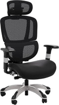 STAPLES Ergonomic Task Chair, Mesh, Ergonomic, Lumbar Support, Swivel, Black