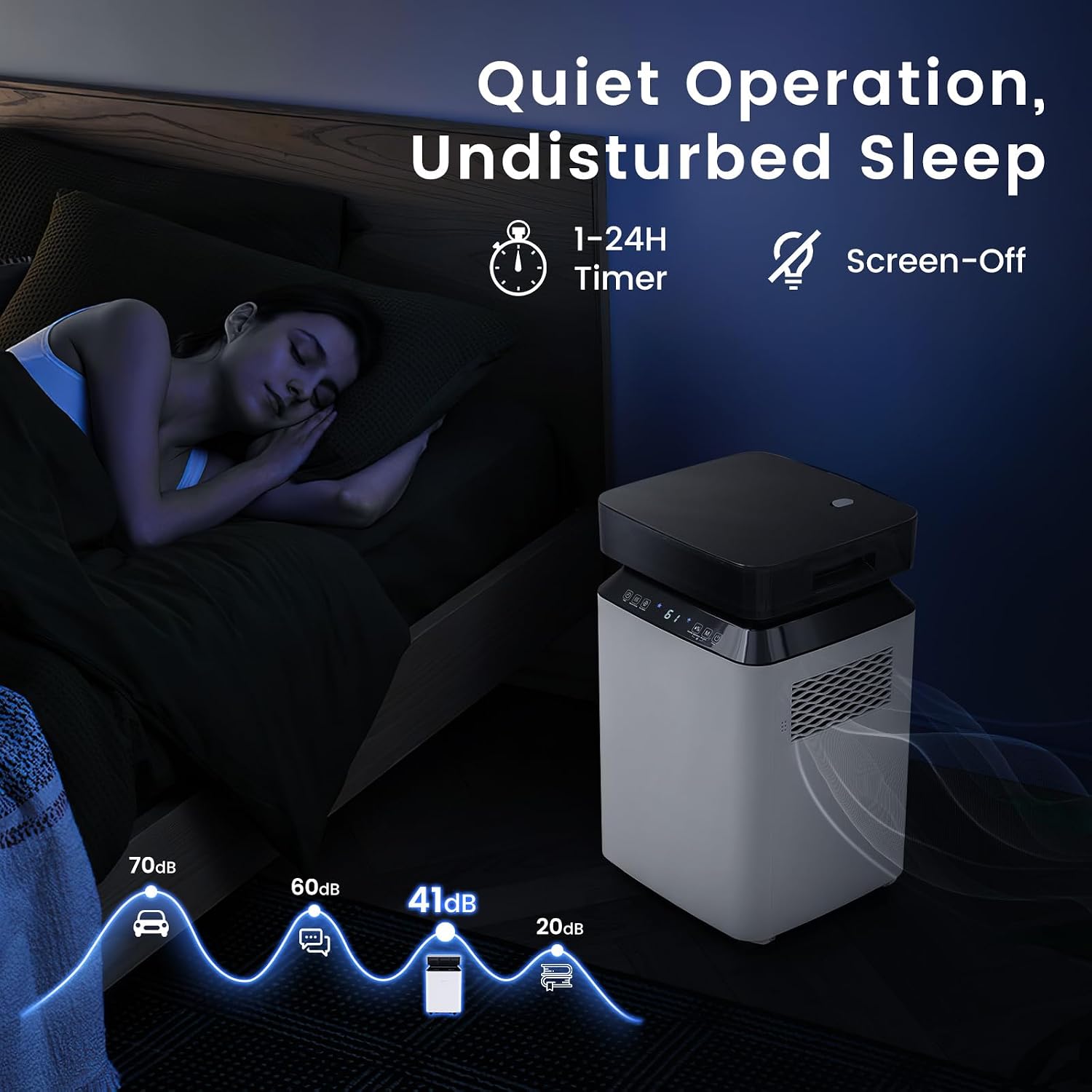 6000 Sq.Ft Dehumidifier for Basement and Home, 90 Pint Dehumidifier with Drain Hose, Pump, 2.2 Gal Water Tank & Child Lock, 24H Timer & Energy Efficient, Ideal for Large Room (6000 Sq.Ft)
