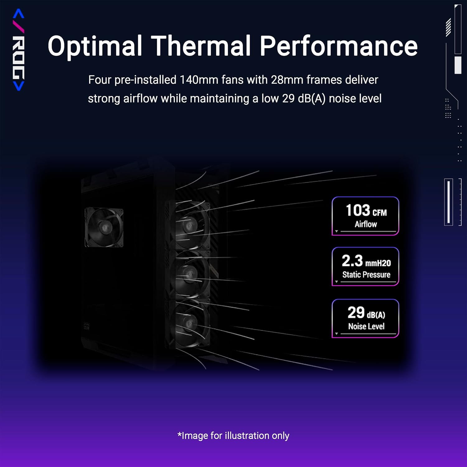 ASUS ROG Strix Helios II EATX mid-Tower Gaming PC case, with Dual Tempered Glass Side Panels, Support for Graphics Cards up to 450mm Long, Graphics Card Braces and Support for up to 420mm radiators