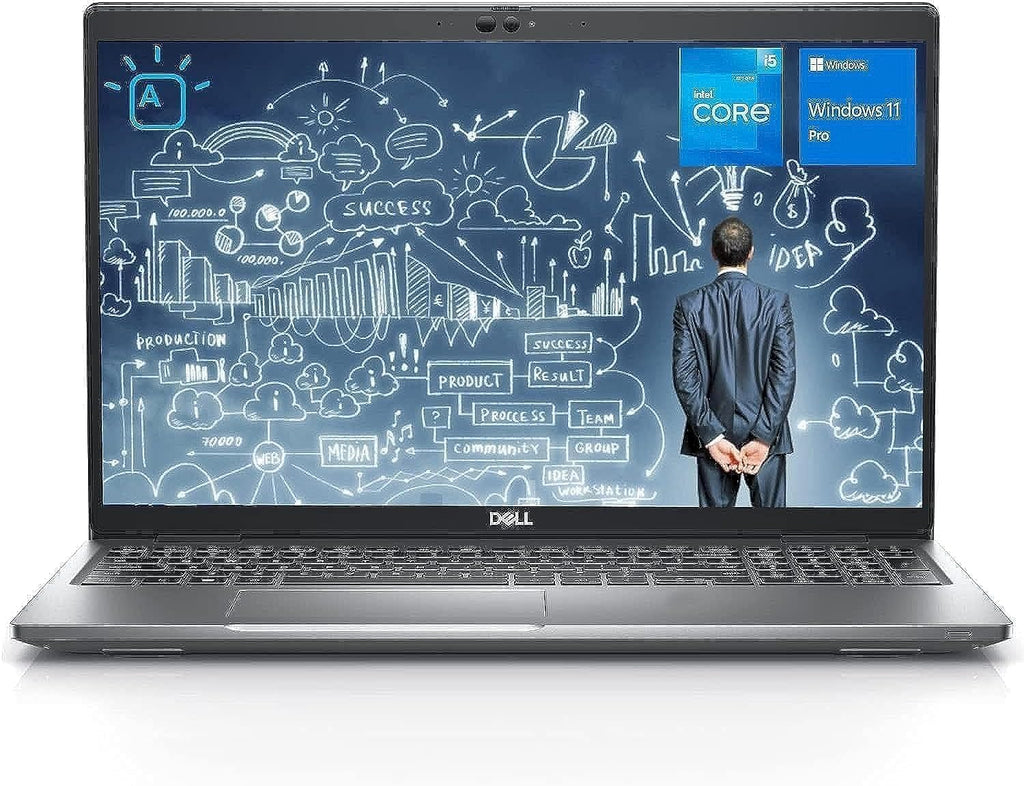 Dell Latitude 5530 Laptop (2022) | 15.6' 1920x1080 FHD | Core i5-1235U - 256GB SSD Hard Drive - 16GB RAM | 10 cores @ 4.4 GHz Win 11 Pro Black (Renewed)