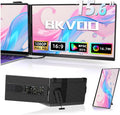 Laptop Screen Extender Dual Monitor - 15.6' Portable Monitor Detachable IPS 1080P FHD 85% NTSC Travel Screen USB-C HDMI Port Compatible with Wins Mac Chrome Dex Fits 13-17' Laptops