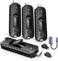 Wireless HDMI PRO- Transmitter and Three Receiver, Portable Multi-TVs Extender Kit, Plug and Play, Heat-Control, 5.8G/2.4G @60Hz 165FT/50M, Stream Video/PPT Wirelessly from Laptop to HDTVs/Monitors