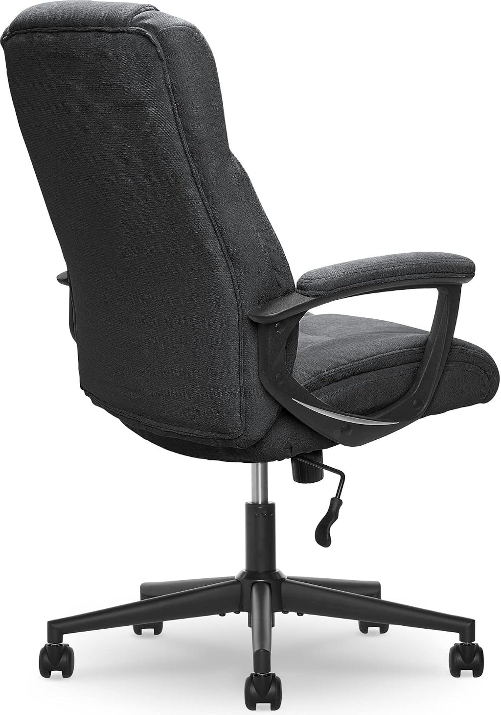 Serta Connor Executive Office Chair, Ergonomic Computer Chair with Layered Body Pillows, Contoured Lumbar, Adjustable Seat, Microfiber Fabric, Black