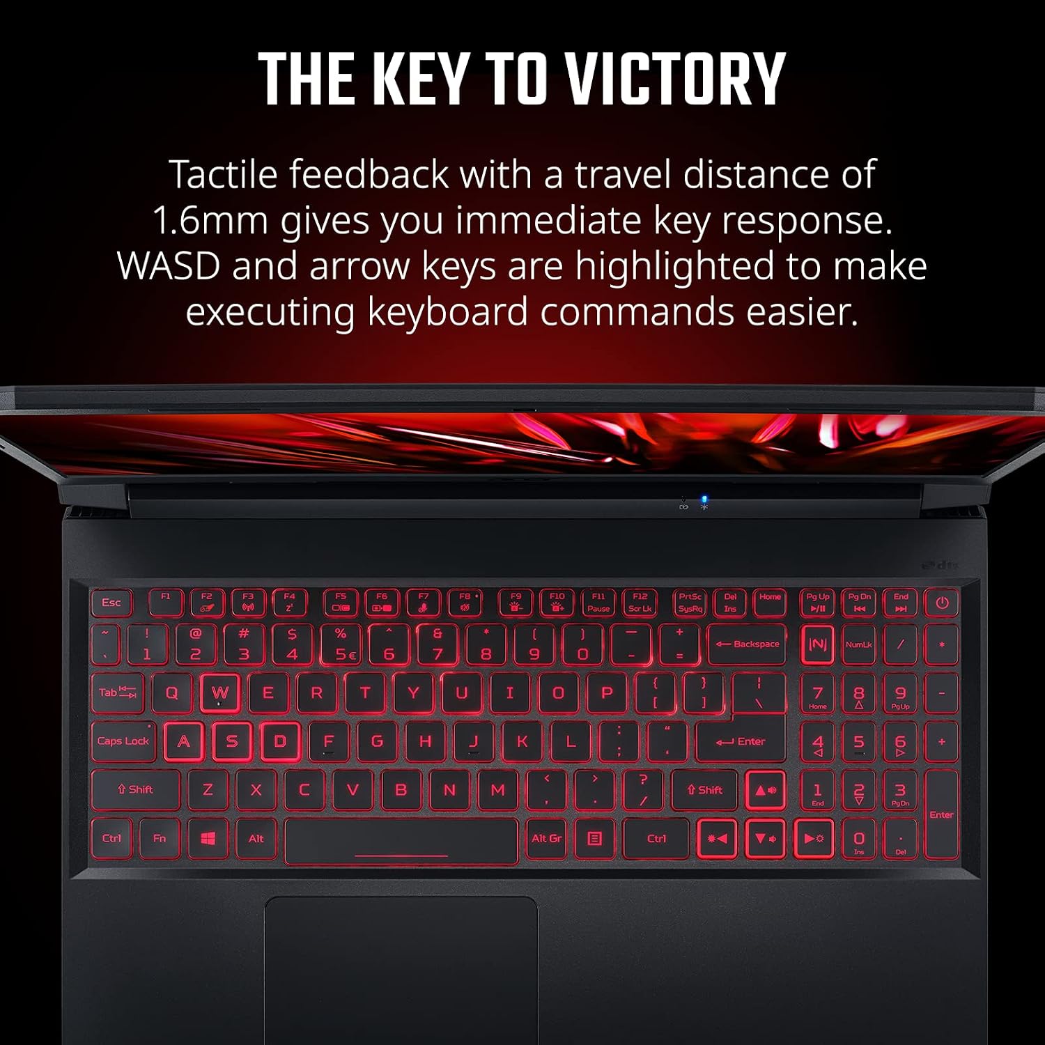Acer Nitro 5 AN515-57-79TD Gaming Laptop | Intel Core i7-11800H | NVIDIA GeForce RTX 3050 Ti Laptop GPU | 15.6' FHD 144Hz IPS Display | 8GB DDR4 | 512GB NVMe SSD | Killer Wi-Fi 6 | Backlit Keyboard