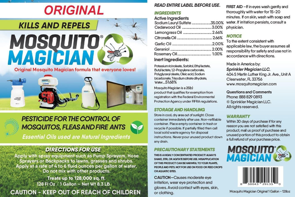 Mosquito Magician Mosquito Killer Machine Single Reservoir - Stainless Steel - Customizable Coverage - User-Friendly - Automatic System for Managing Mosquitoes, Fleas, & Fire Ants - for Large Yards