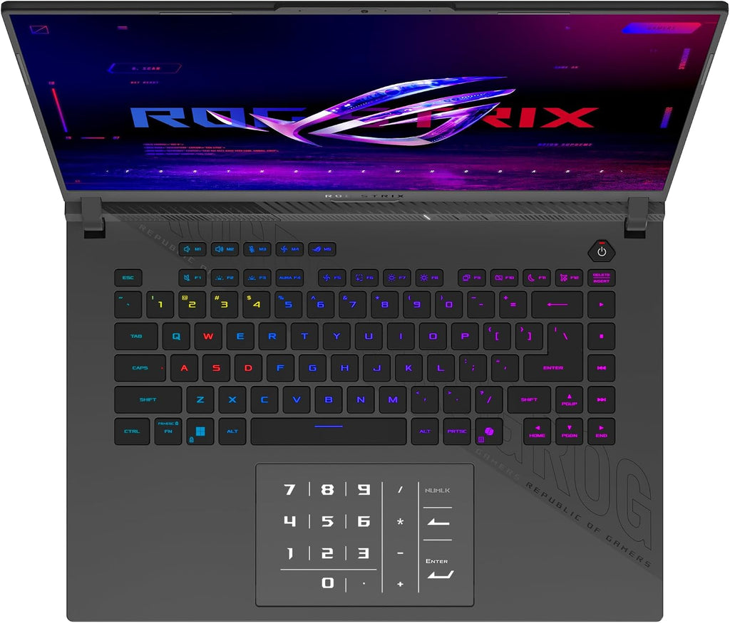 ASUS ROG Strix G16 (2025) Gaming Laptop, 16' ROG Nebula 16:10 2.5K 240Hz/3ms, NVIDIA® GeForce RTX™ 5070 Ti, AMD Ryzen™ 9 9955HX Processor, 32GB DDR5-5600, 1TB PCIe Gen 4 SSD, Wi-Fi 6E, Win 11 Home